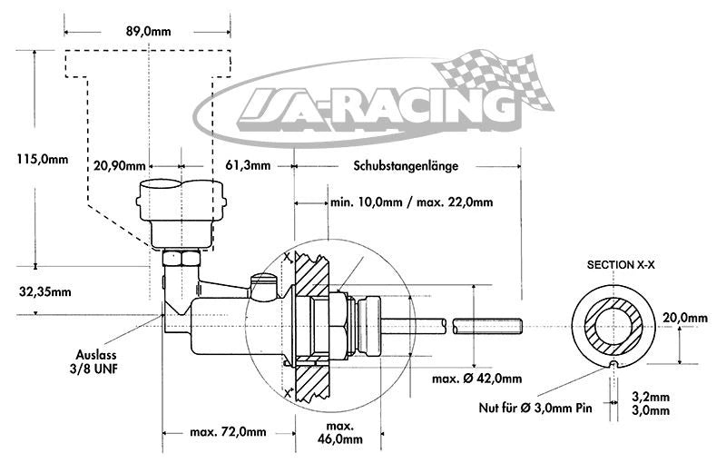 CP4400 Aluminiumzylinder