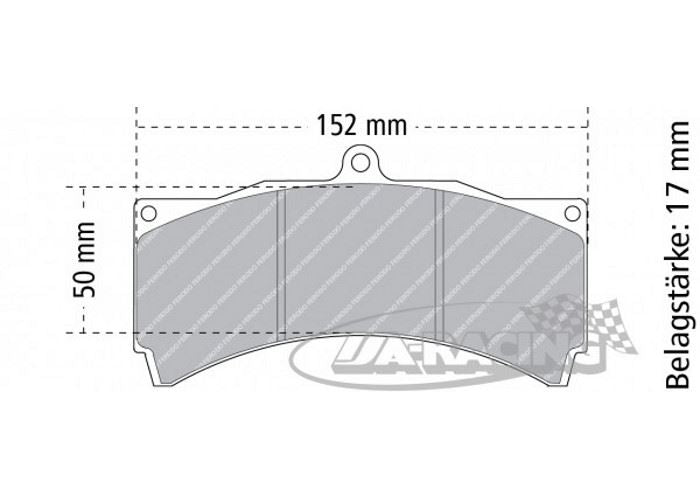 CP5070 D51 AP Racing Bremsbelag