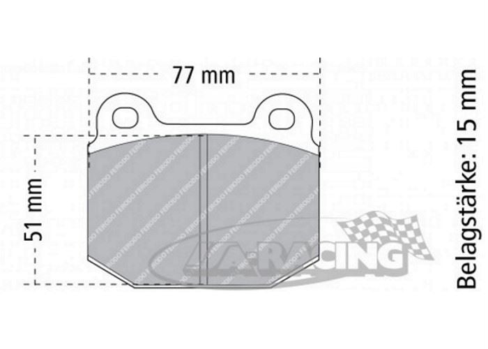 CP5119 D50 AP Racing Bremsbelag