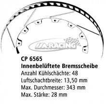 Ø 355,00mm x 28,0mm AP Bremsscheibe CP6565-190/91CG8