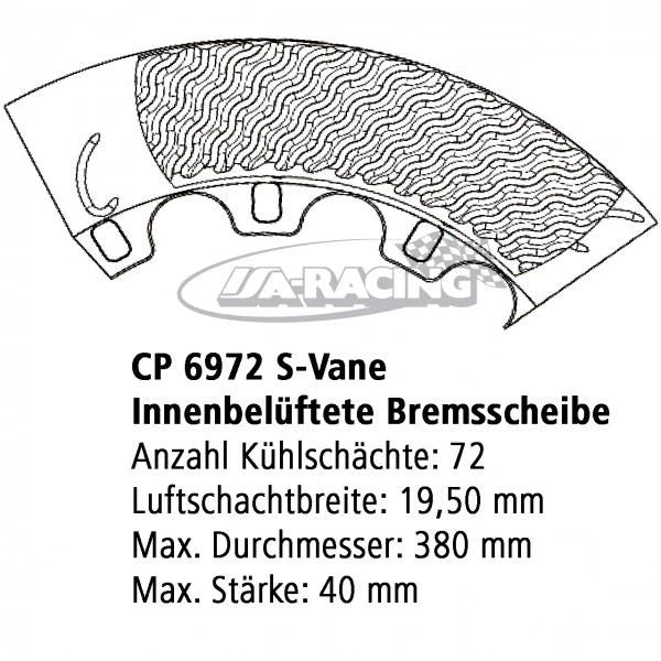 Ø 378,00mm x 32,0mm AP Bremsscheibe CP6972-1010/11GA