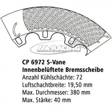 Ø 356,00mm x 32,0mm AP Bremsscheibe CP6972-1150/51GA