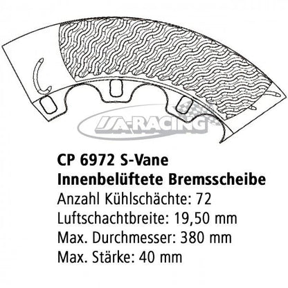 Ø 378,00mm x 32,0mm AP Bremsscheibe CP6972-1010/11GA