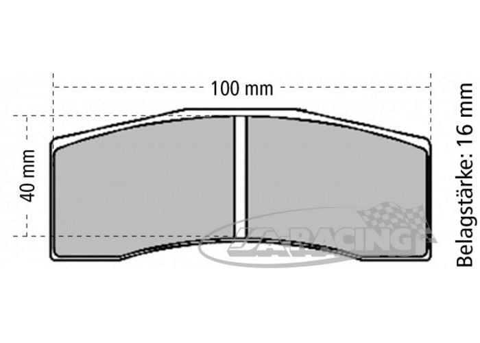 CP7031 D32 AP Racing Bremsbelag