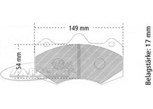 CP7040 D54 AP Racing Bremsbelag