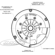 CP7383 3-Scheiben Cerametallic-Kupplung Ø184mm, Aluminium, Stegausführung