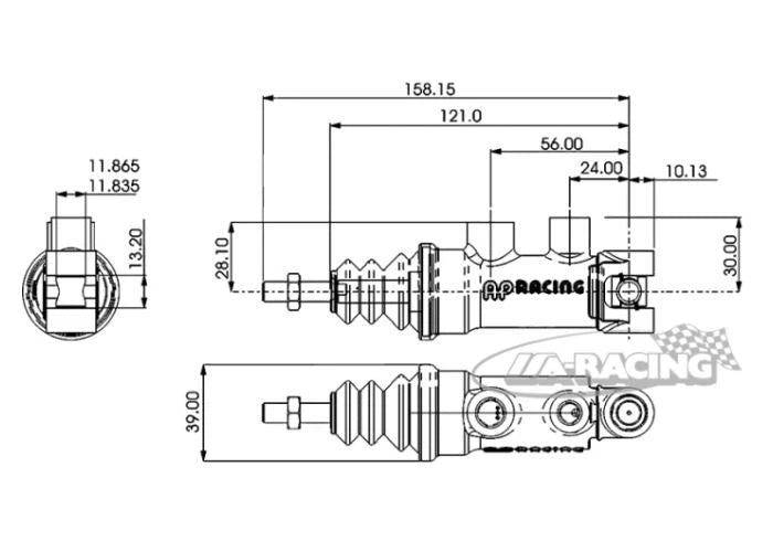 CP7854 Aluminiumzylinder