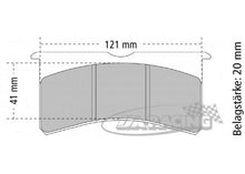 CP8250 D41 AP Racing Bremsbelag