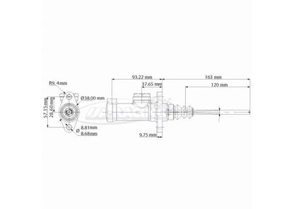CP9093 Aluminiumzylinder