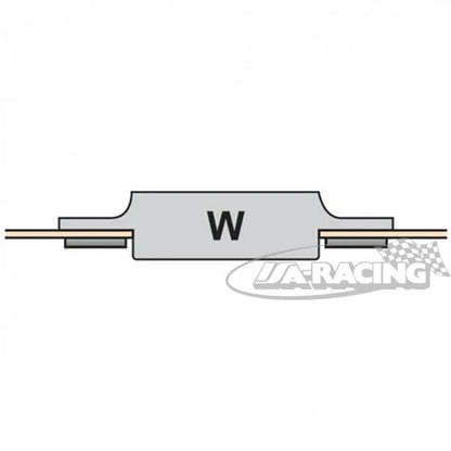 Cerametallic 4-Flügel 8-Nieten Ø184mm, Set mit 1 Scheibe