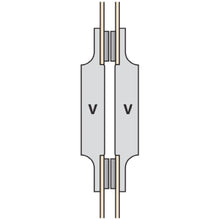 Cerametallic 4-Flügel 8-Nieten Ø184mm, Set mit 2 Back-to-Back Scheiben