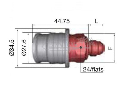 Stäubli SPT08 Kupplung mit Drahtschlaufe D-06