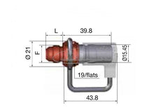 Stäubli SPT08 Verschlussnippel D-06 mit Aluminiumkappe