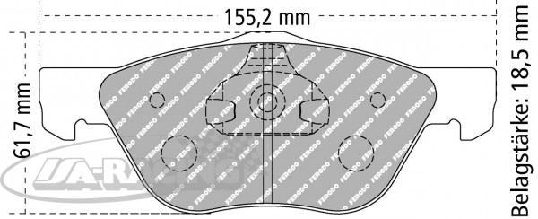FDS1052 Ferodo Bremsbelag