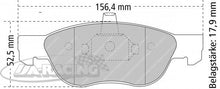 FDS1056 Ferodo Bremsbelag