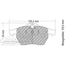 FCP1068 Ferodo Bremsbelag