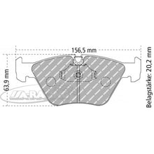 FCP1073 Ferodo Bremsbelag
