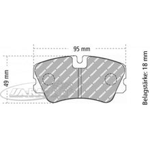 FCP1133 Ferodo Bremsbelag