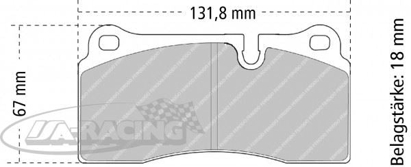 FDS1281 Ferodo Bremsbelag