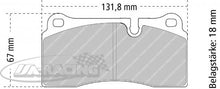 FDS1281 Ferodo Bremsbelag