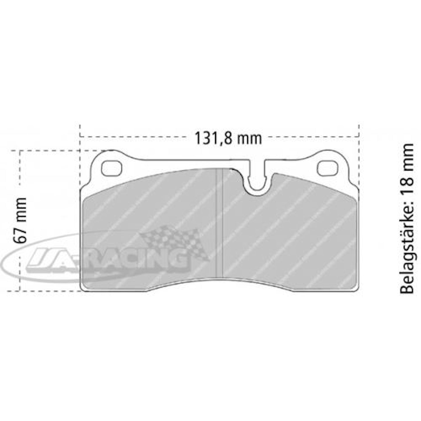 FCP1281 Ferodo Bremsbelag