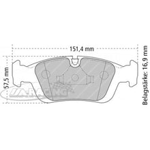 FCP1300 Ferodo Bremsbelag