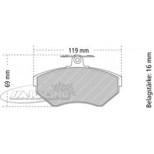 FCP1312 Ferodo Bremsbelag