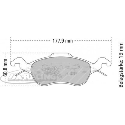 FCP1318 Ferodo Bremsbelag