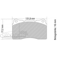 FCP1334 Ferodo Bremsbelag