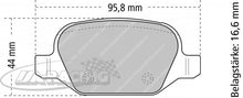 FDS1349 Ferodo Bremsbelag