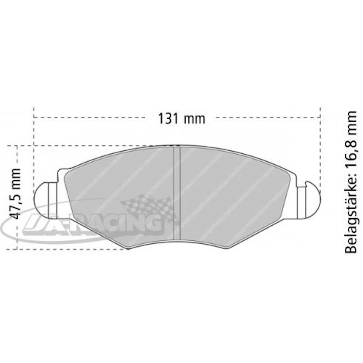 FCP1378 Ferodo Bremsbelag