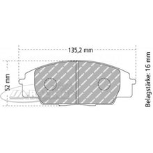 FCP1444 Ferodo Bremsbelag