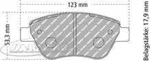 FDS1466 Ferodo Bremsbelag