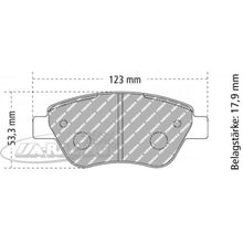 FCP1466 Ferodo Bremsbelag