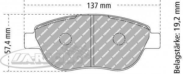 FDS1467 Ferodo Bremsbelag