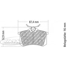 FCP1491 Ferodo Bremsbelag