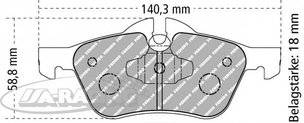 FDS1499 Ferodo Bremsbelag