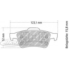 FCP1540 Ferodo Bremsbelag