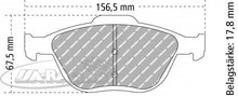 FDS1568 Ferodo Bremsbelag