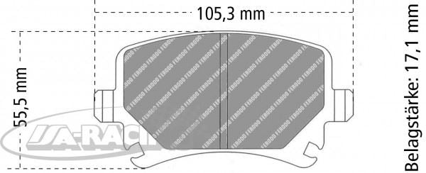 FDS1636 Ferodo Bremsbelag