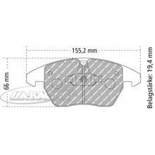 FCP1641 Ferodo Bremsbelag