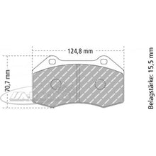 FCP1667 Ferodo Bremsbelag