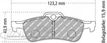 FDS1676 Ferodo Bremsbelag