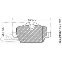 FCP1806 Ferodo Bremsbelag