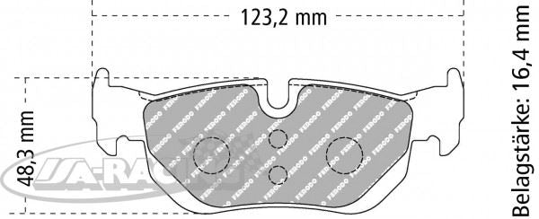 FDS1807 Ferodo Bremsbelag