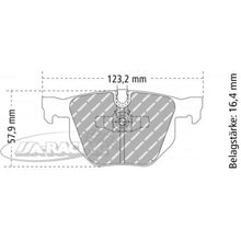 FCP1808 Ferodo Bremsbelag