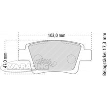 FCP1858 Ferodo Bremsbelag