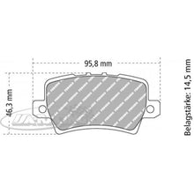 FCP1862 Ferodo Bremsbelag