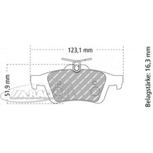 FCP1931 Ferodo Bremsbelag