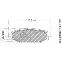 FCP1947 Ferodo Bremsbelag
